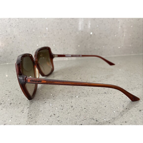 Missoni Sunglasses Frames Only Brown Red Full rim Italy  MI697-03 58 14 135 - Picture 3 of 16